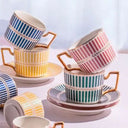 Xícara de Café em Porcelana Olimpo Amarelo