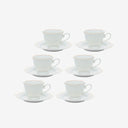 Xícara de Café em Porcelana Maldivas Branco Classic