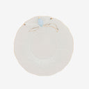Xícara com Pires de Chá em Porcelana Birds Branco