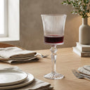 Taça de Vinho em Vidro Graffiato