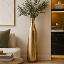 Vaso em Metal Imperium Dourado 89cm