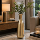 Vaso em Metal Imperium Dourado 89cm