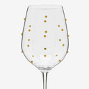Taça de Vinho em Vidro Dots