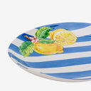Prato Raso Costa Limone Azul e Branco