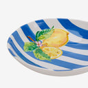 Saladeira Costa Limone Azul e Branco