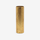 Vaso de Metal Cilindro Dourado 33cm