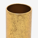 Vaso de Metal Cilindro Dourado 23cm