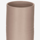 Vaso em Cerâmica Cilindro Bege 58cm
