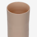 Vaso em Cerâmica Cilindro Bege 50cm
