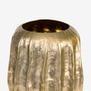 Vaso em Metal Cacau Ouro Envelhecido 40cm