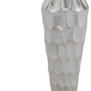 Vaso Alto em Metal Prata