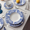 Prato Raso em Porcelana Algarve Azul