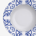 Prato Fundo em Porcelana Algarve Azul e Branco