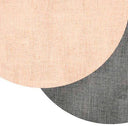 Lugar Americano Redondo Dupla Face Premium Tex Rose e Cinza