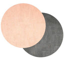 Lugar Americano Redondo Dupla Face Premium Tex Rose e Cinza