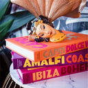 Livro Amalfi Coast Roxo